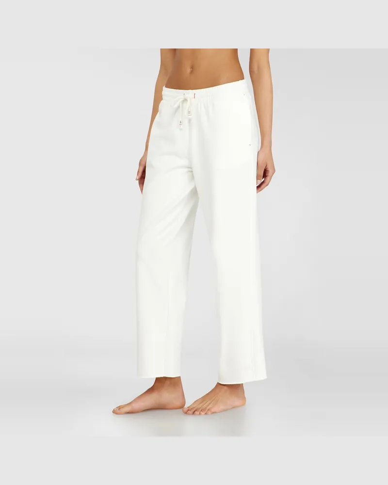 Diesel Aufgeraute Sweathose mit offenen Säumen - Hosen - Damen - Weiss Weiss