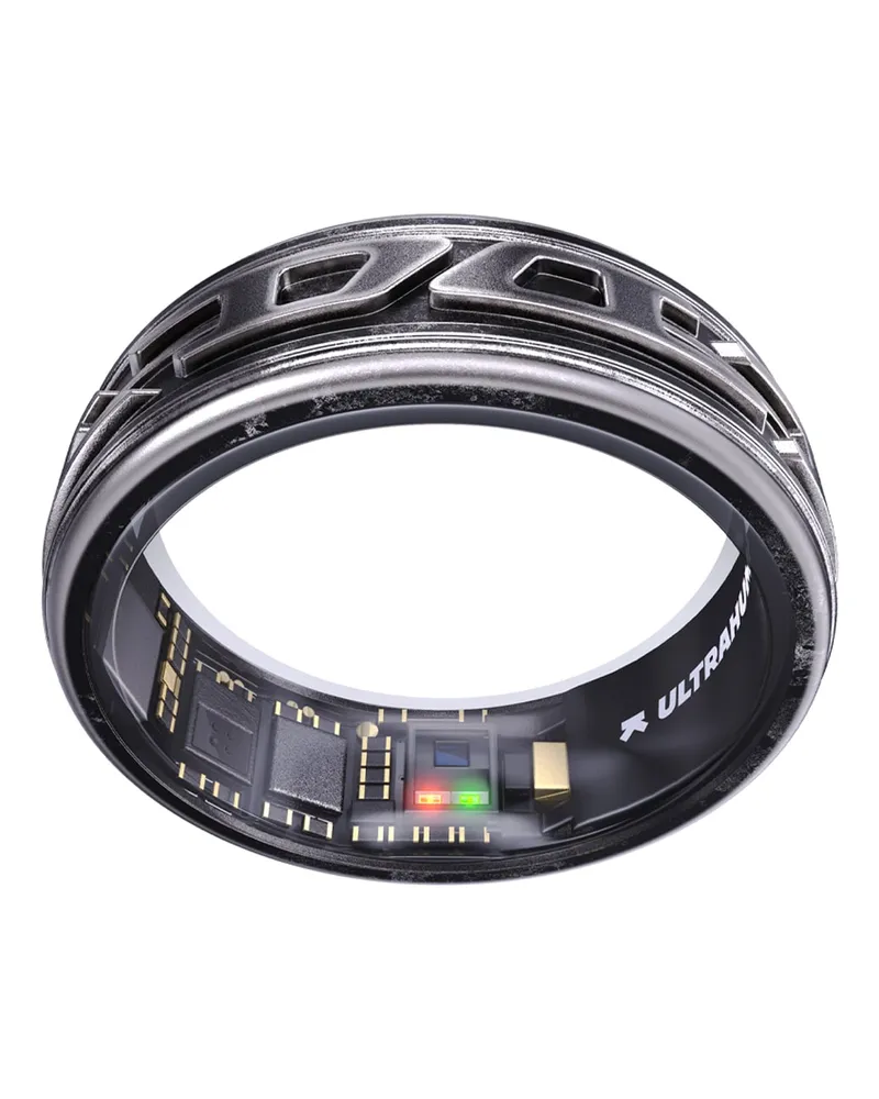 Diesel Smart-Ringe in abgenutztem Schwarz - Smart-Ringe - Unisex - Schwarz Schwarz