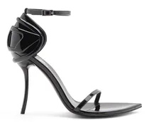 D-Ten & Half-Stiletto-Sandalen aus Lackleder - Sandalen - Damen - Schwarz
