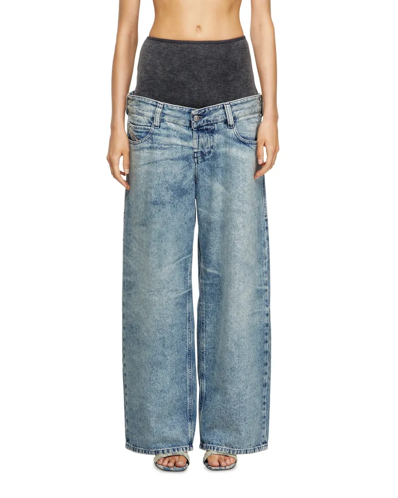 Diesel Relaxed Jeans - D-Eni - Jeans - Damen - Blau Blau