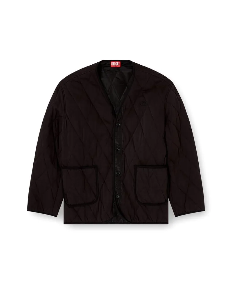 Diesel Jacke im gesteppter Futterstil - Jacken - Herren - Braun Braun