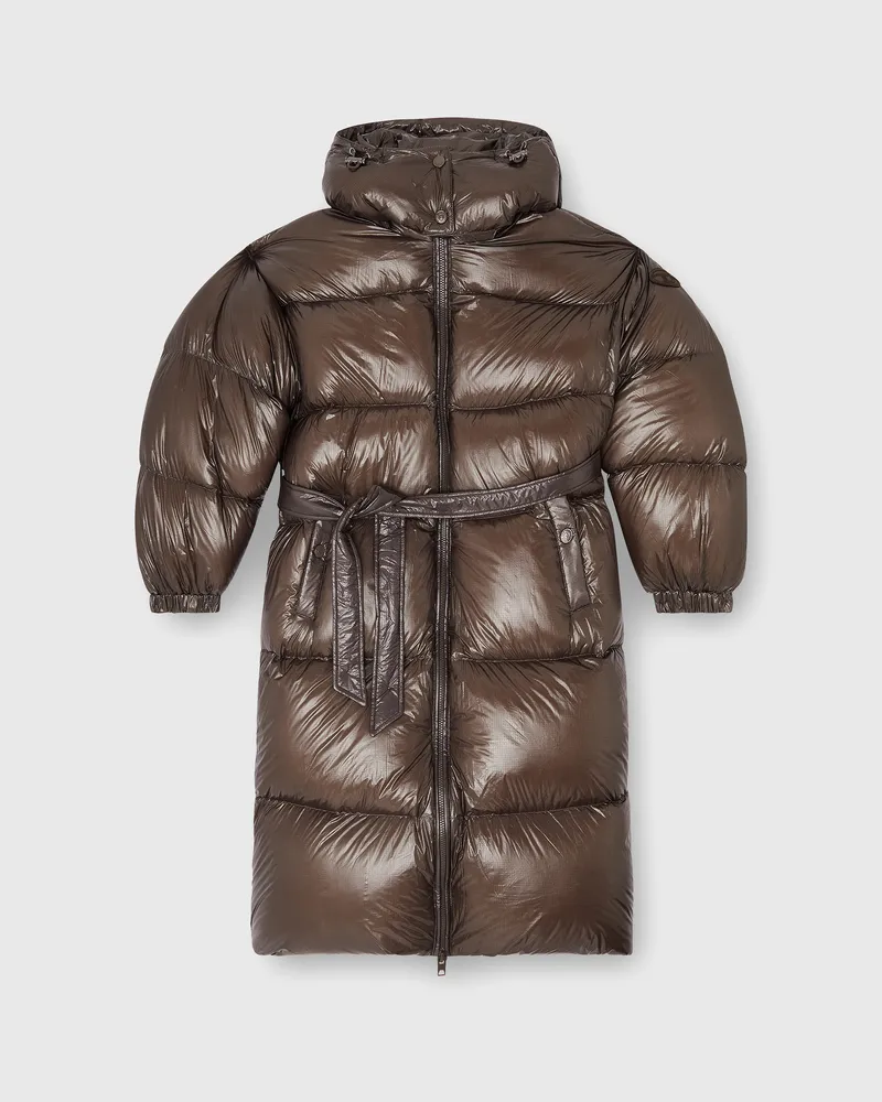 Diesel Daunen-Steppmantel aus ultraleichtem Ripstop - Winterjacken - Damen - Braun Braun