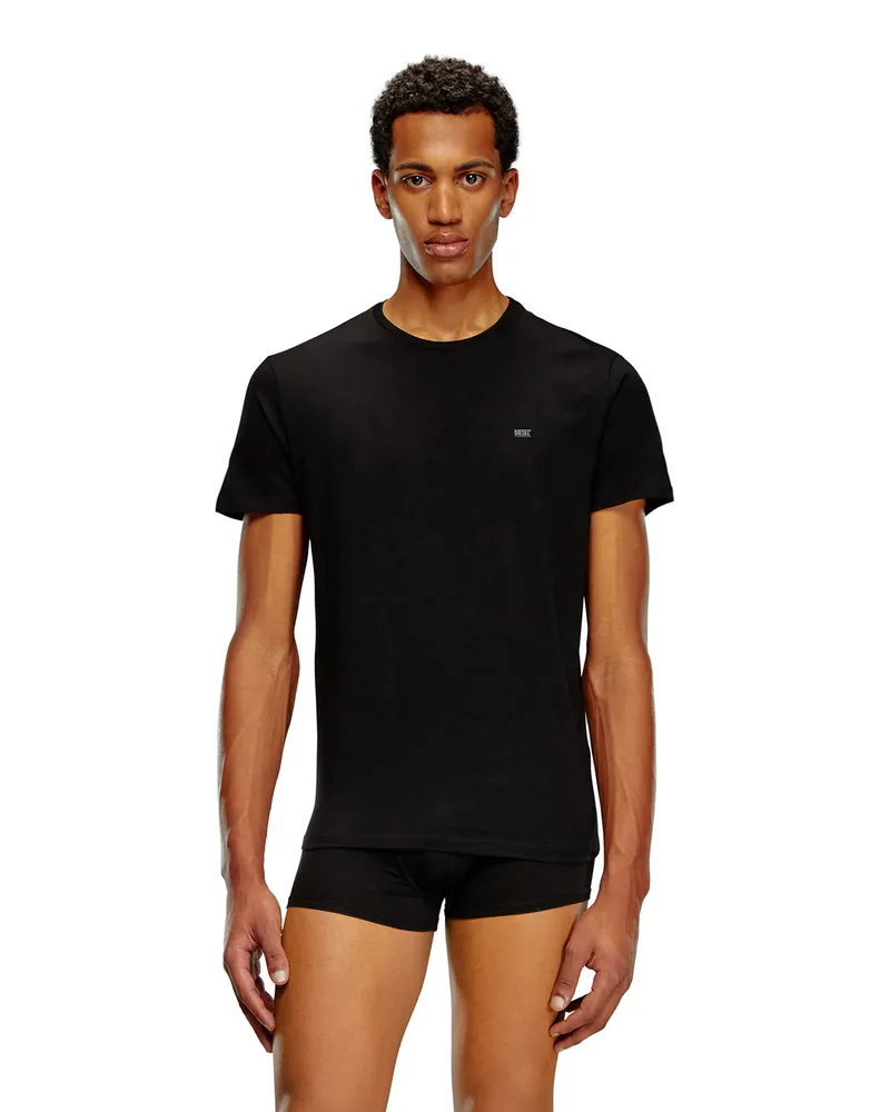 Diesel T-Shirts mit Rundhalsausschnitt im Dreierpack - Oberteile - Herren - Schwarz Schwarz