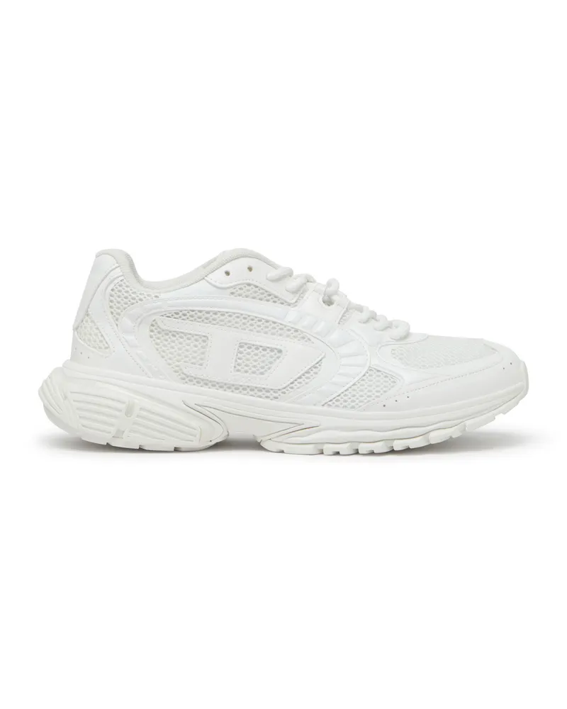 Diesel S-Pro-V-Dense-Einfarbige Sneakers aus Mesh mit Oval D-Logo - Sneakers - Damen - Weiss Weiss