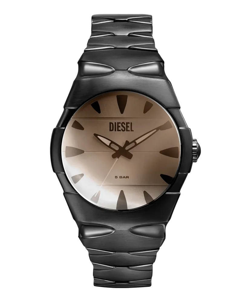 Diesel D-Scruptor Armbanduhr aus Edelstahl - Uhren - Herren - Schwarz Schwarz