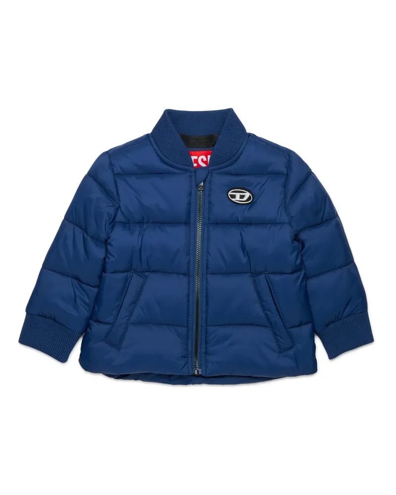 Diesel Bomberjacke aus Nylon mit Reißverschluss - Jacken - Unisex - Blau Blau