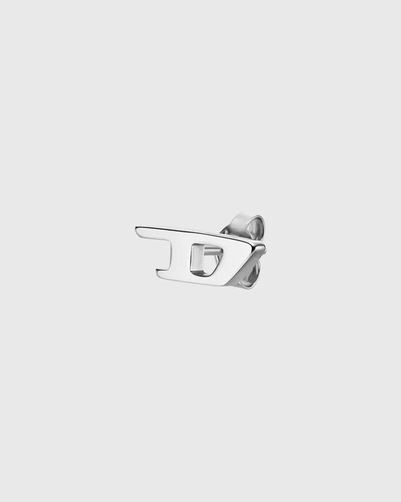 Diesel Ohrstecker aus Edelstahl - Ohrringe - Unisex - Silber Silber