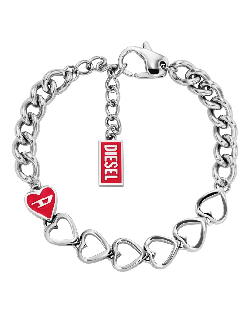 Diesel Armband aus Edelstahlkette - Armbänder - Unisex - Silber Silber