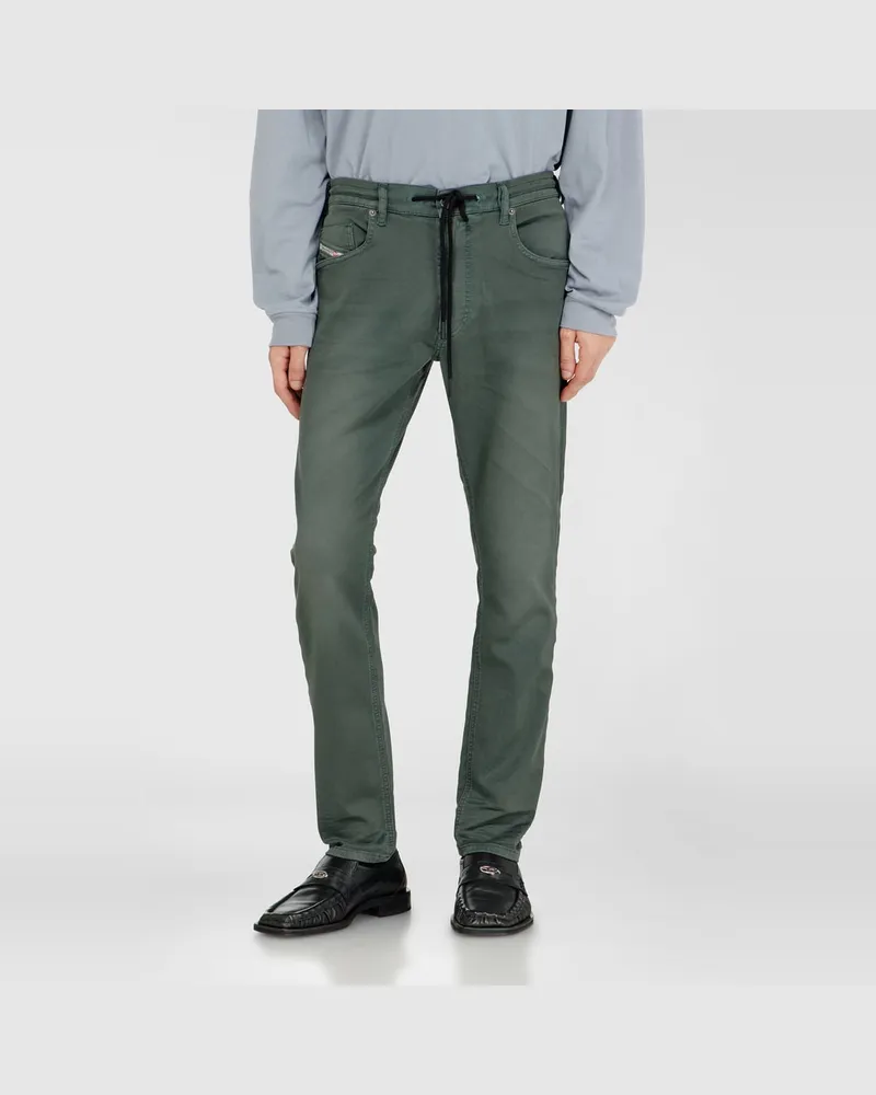 Diesel Regular Regular Waist 2032 D-Krooley Joggjeans, Farbig, Reißverschluss Grau