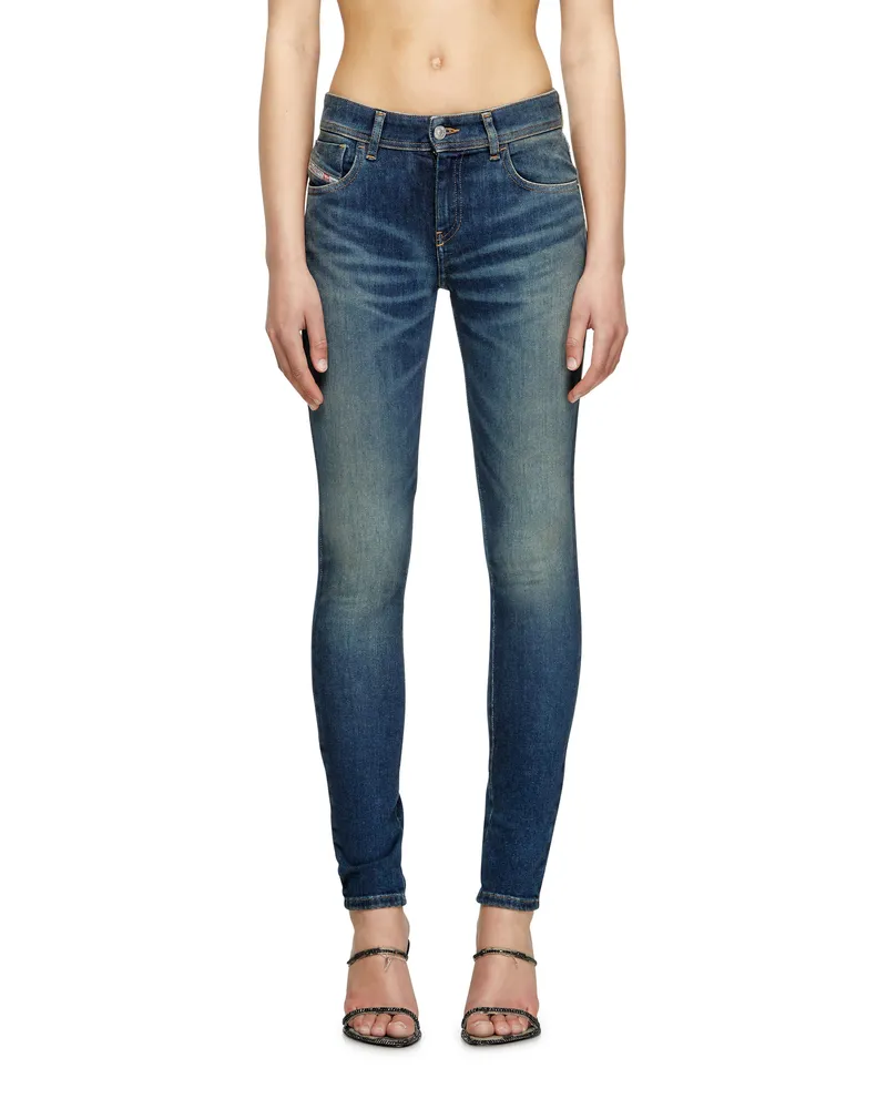 Diesel Skinny Jeans - 2017 Slandy - Jeans - Damen - Blau Blau