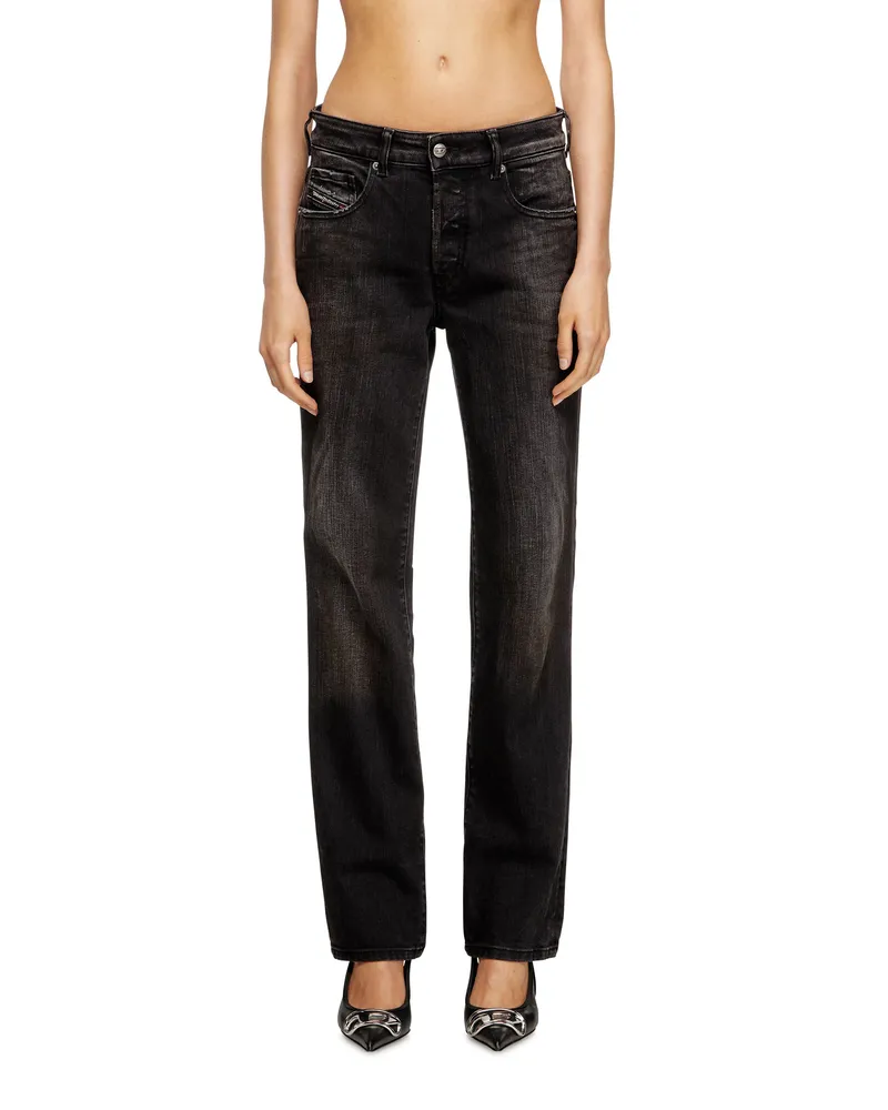 Diesel Regular Jeans - 1989 D-Mine - Jeans - Damen - Schwarz Schwarz