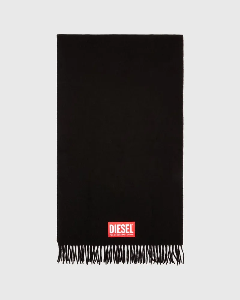 Diesel Schal aus Wollmischgewebe - Schals - Herren - Schwarz Schwarz
