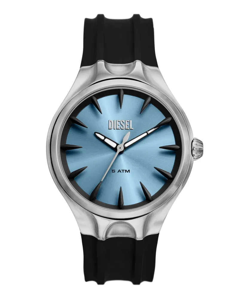 Diesel Streamline Armbanduhr aus Silikon - Uhren - Herren - Schwarz Schwarz