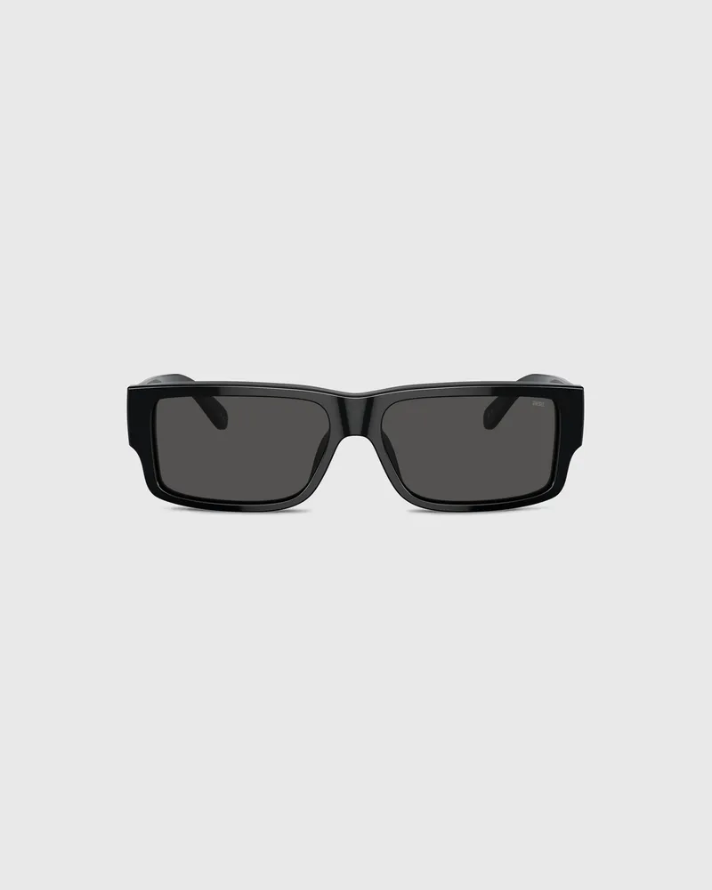 Diesel Rechteckiges Modell Brille - Sonnenbrille - Herren - Grau Grau