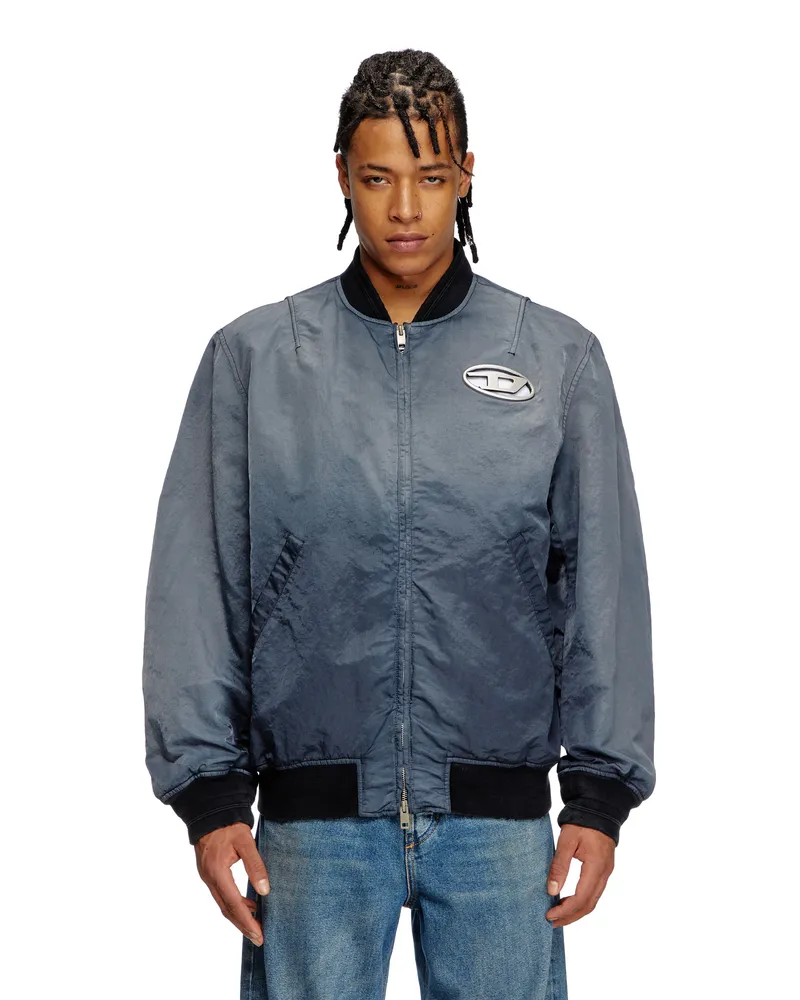 Diesel Wattierte Bomberjacke in Dégradé-Optik - Jacken - Herren - Grau Grau