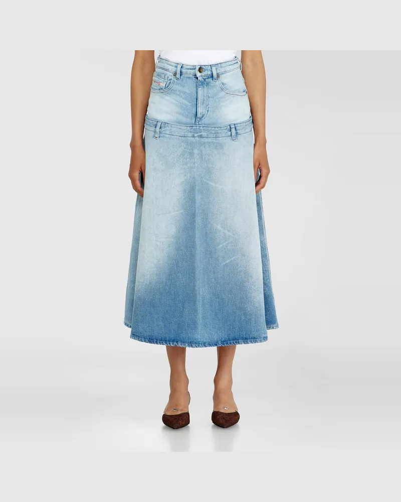 Diesel Jeansrock mit Lagen-Design - Röcke - Damen - Blau Blau