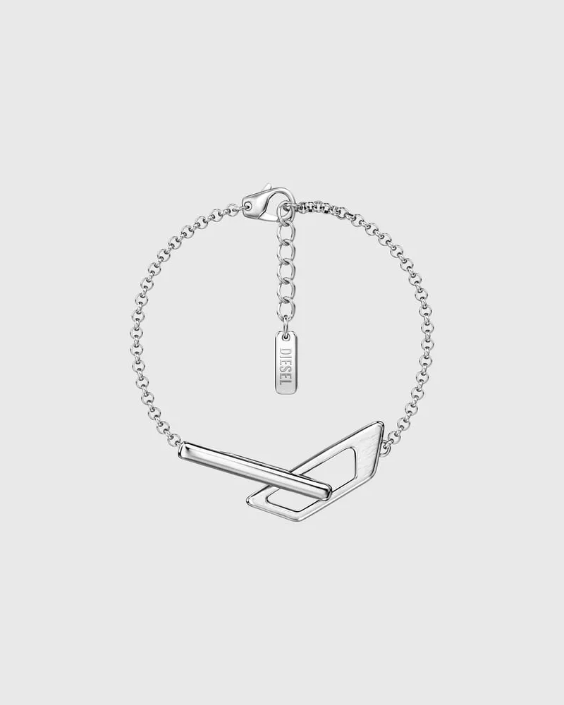 Diesel Kettenarmband aus Edelstahl - Armbänder - Unisex - Silber Silber