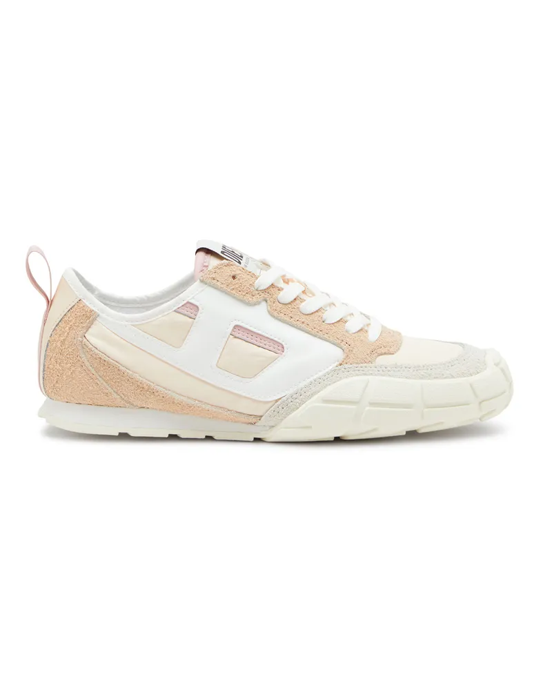 Diesel S-Pagodha-Sneakers aus Leder, Wildleder und Ripstop - Sneakers - Damen - Beige Beige