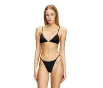 Triangle-BH aus Mikrofaser mit Oval D-Detail - BHs - Damen - Schwarz
