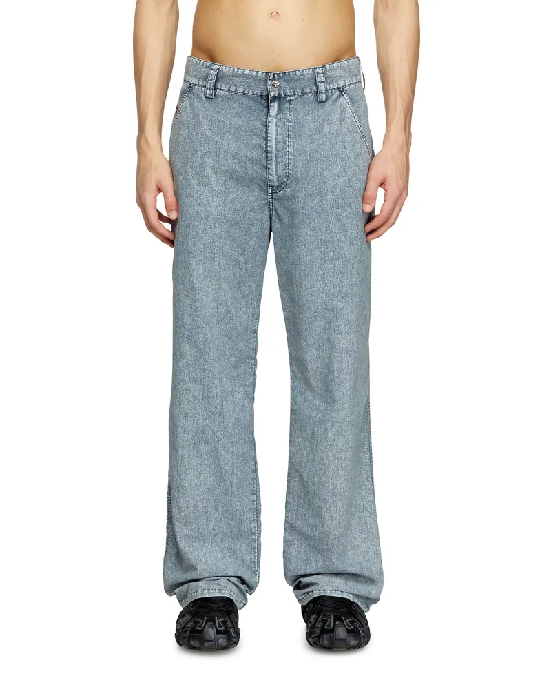 Diesel Chinohose aus recyceltem Nylon-Taslan - Hosen - Herren - Blau Blau