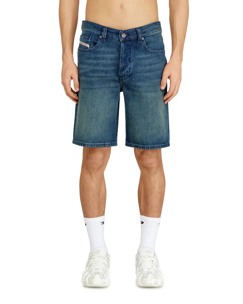 Diesel Denim-Shorts mit schlichtem Aussehen - Denim Kurze Hose - Herren - Blau Blau