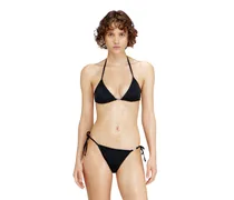 Bikini-Top aus Nylon mit Bindebändern - BHs - Damen - Schwarz