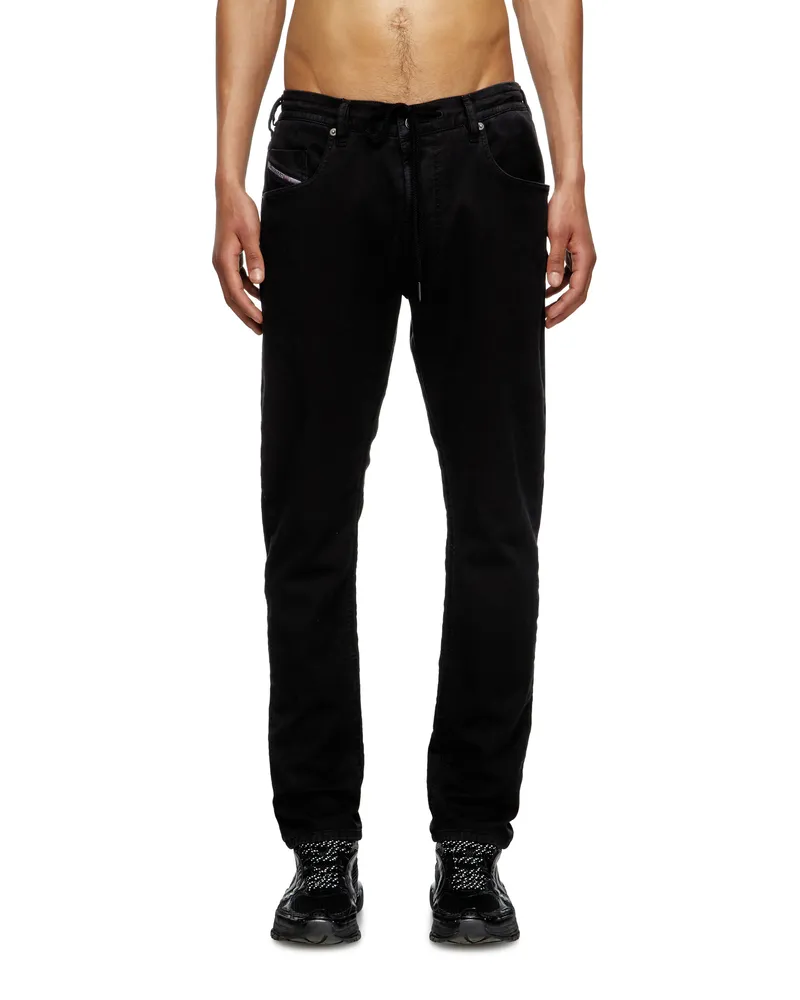 Diesel Regular 2032 D-Krooley Joggjeans - Jeans - Herren - Schwarz Schwarz