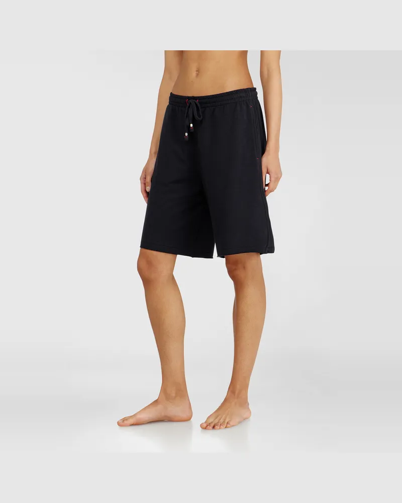 Diesel Aufgeraute Sweatshorts mit offenen Säumen - Hosen - Damen - Schwarz Schwarz