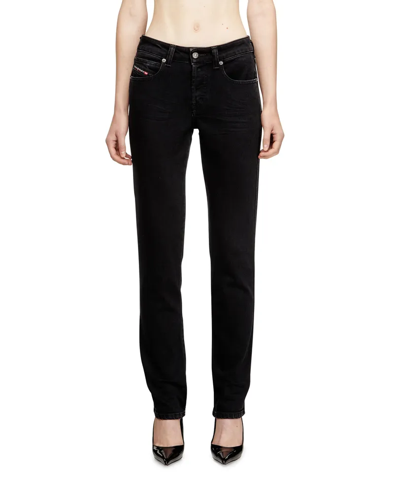 Diesel Slim Jeans - 1992 D-Jiann - Jeans - Damen - Schwarz Schwarz