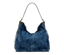 D-Line-Denim Hobo-Tasche - Schultertaschen - Damen - Blau