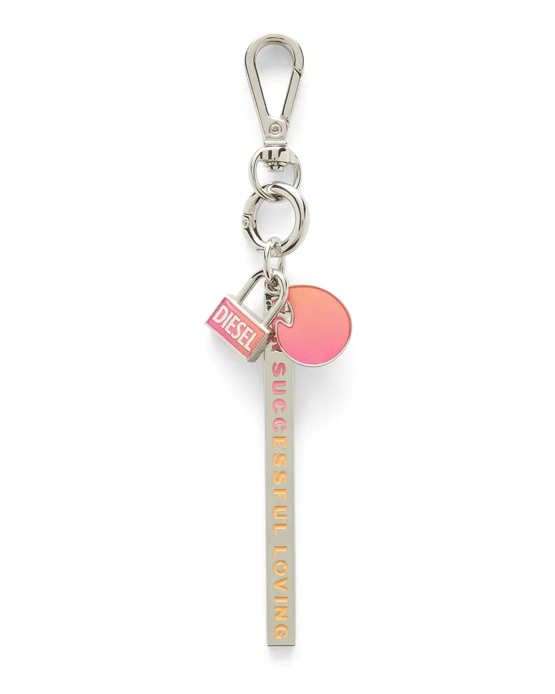 Diesel Degradé metal Schlüsselanhänger - Charms und Schlüsselanhänger - Unisex - Silber Silber