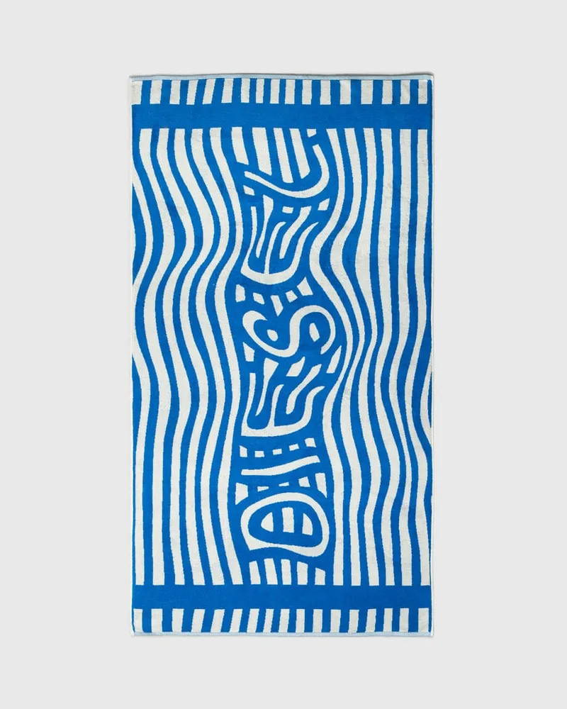 Diesel Frotteehandtuch 100x180 cm - Bath - Unisex - Blau Blau