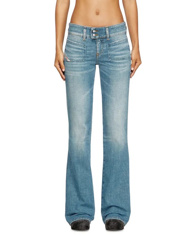 Diesel Bootcut Jeans - D-Hush - Jeans - Damen - Blau Blau