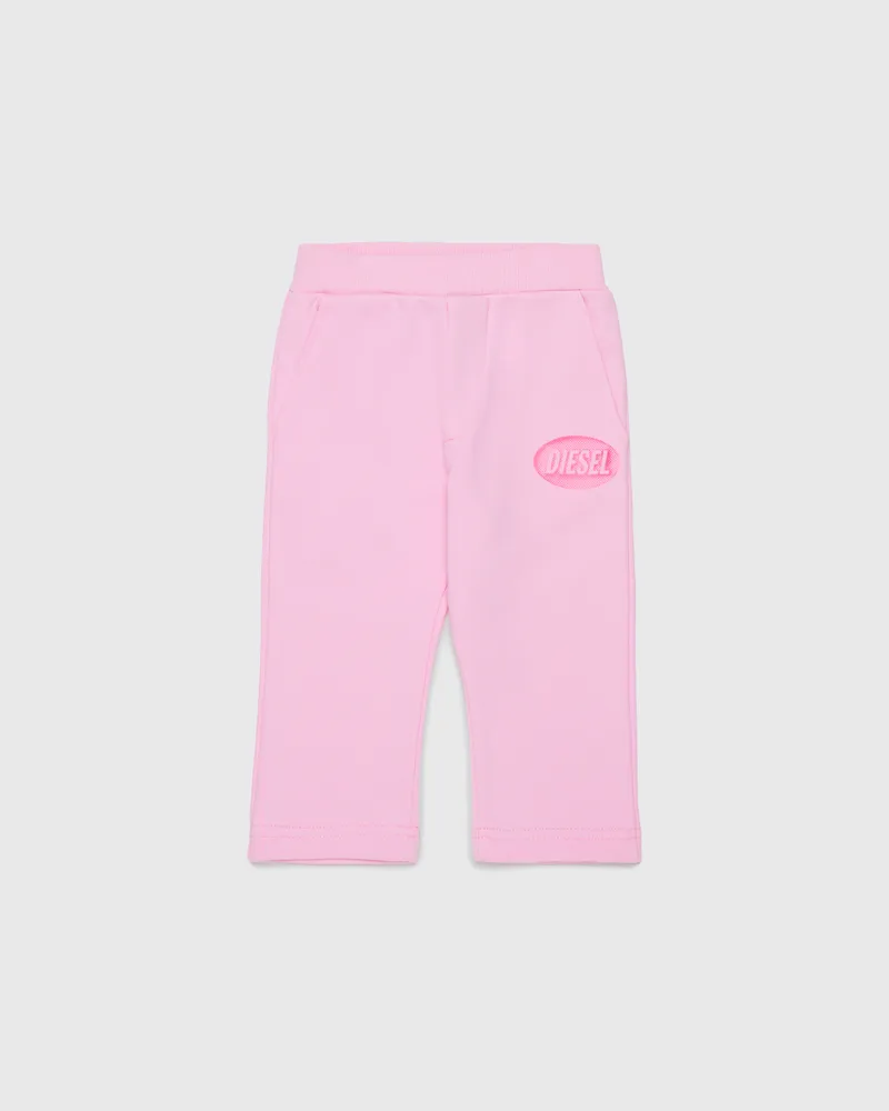 Diesel Sweatpants aus Baumwolle mit Logo-Print - Hosen - Unisex - Rosa Rosa