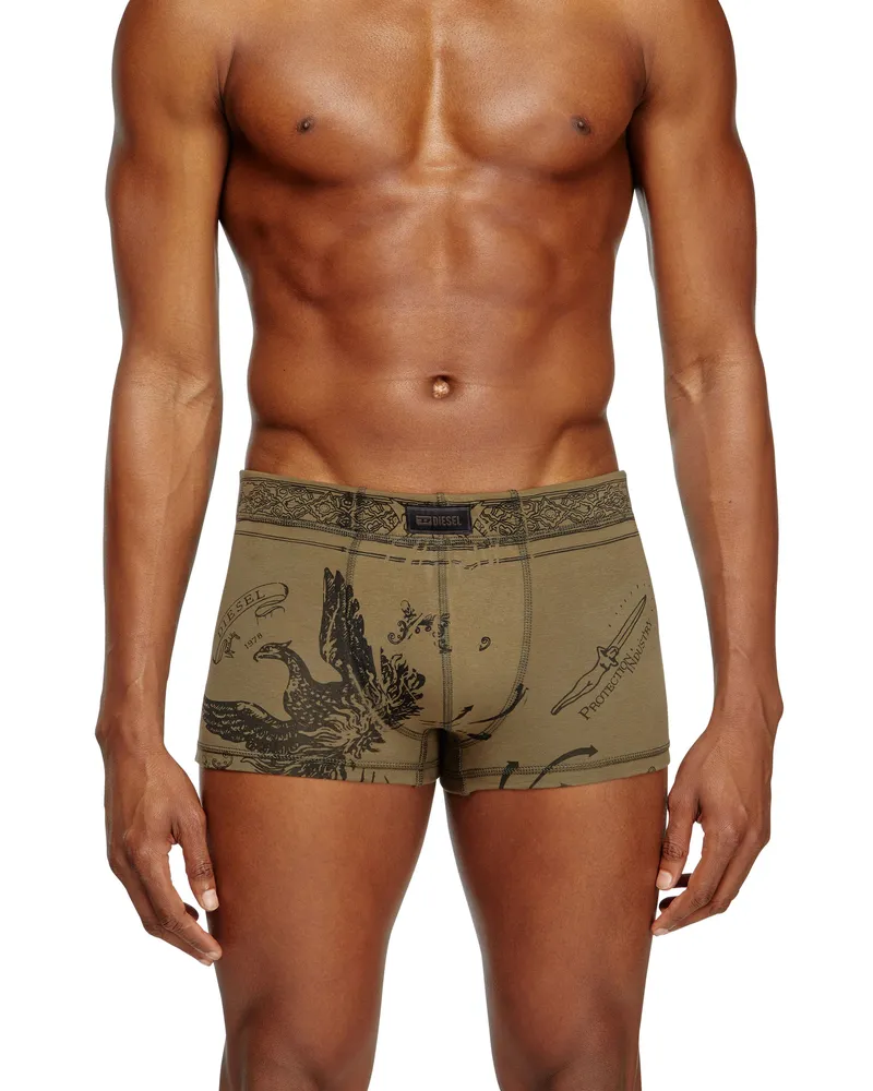 Diesel Retropants mit Phoenix-Print - Boxershorts - Herren - Grün Grün