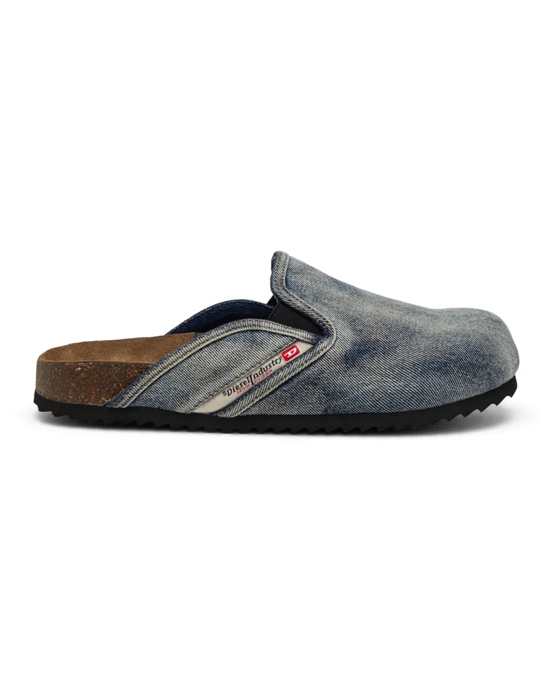 Diesel D-Woodstock-Mules aus Denim - Mokassins und Mules - Herren - Blau Blau