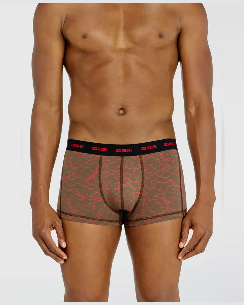 Diesel Dreierpack Trunks mit grafischem Motiv - Boxershorts - Herren - Bunt Bunt