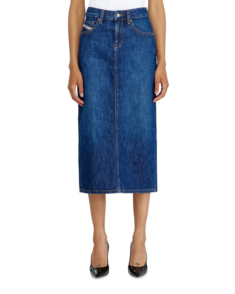 Diesel Denim-Midirock - Röcke - Damen - Blau Blau