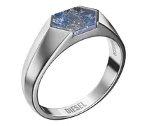 Siegelring mit Lapislazuli - Ringe - Unisex - Silber