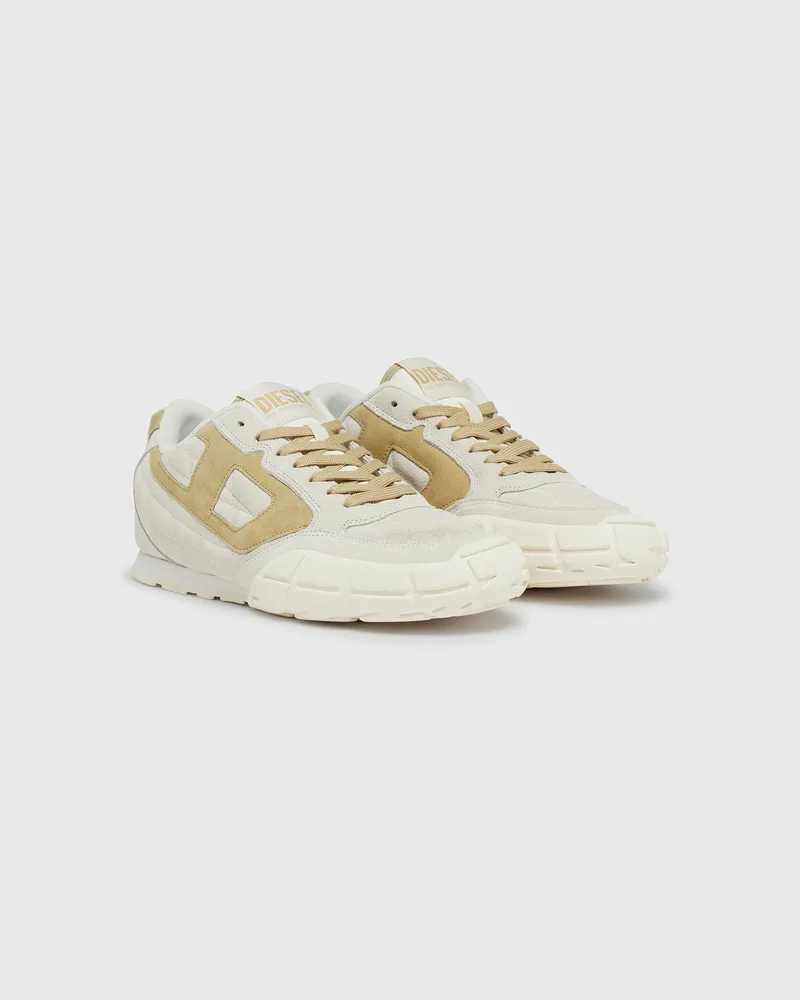 Diesel S-Pagodha-Quilted Sneakers aus Veloursleder - Sneakers - Damen - Weiss Weiss