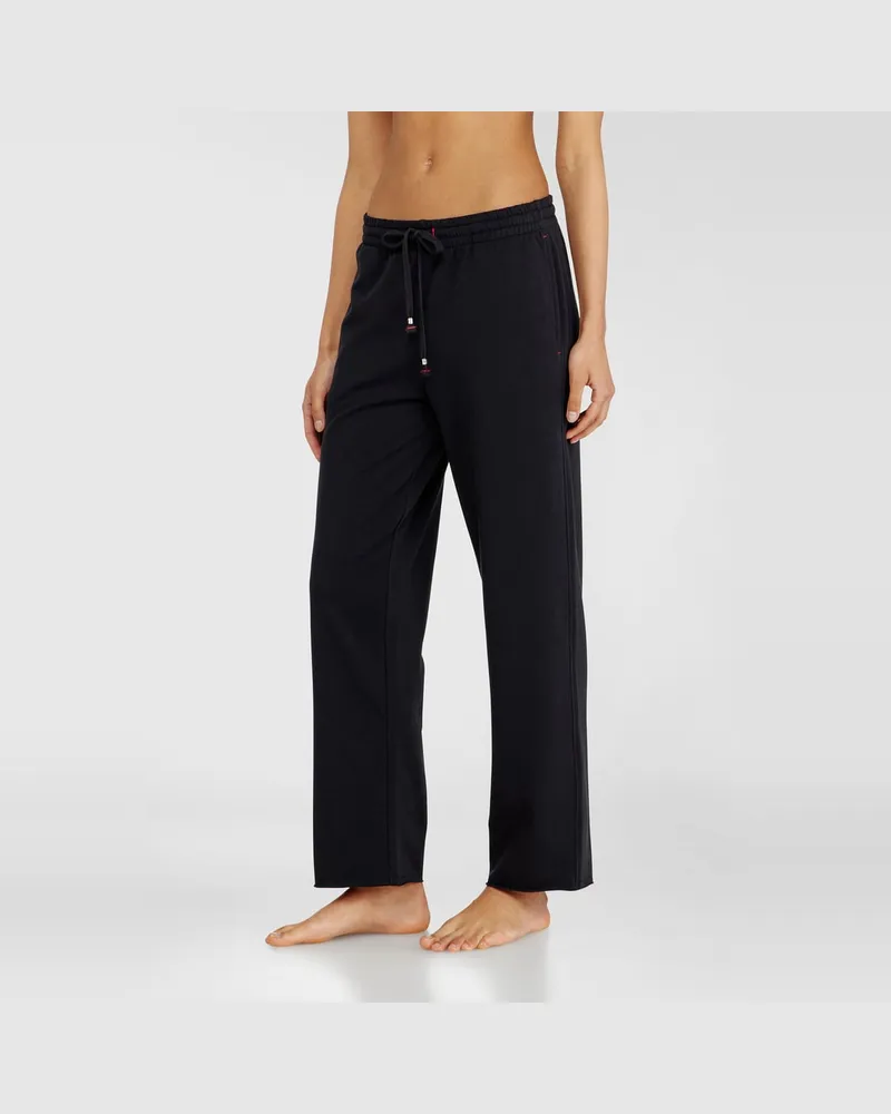 Diesel Aufgeraute Sweathose mit offenen Säumen - Hosen - Damen - Schwarz Schwarz