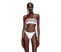 Bandeau-Bikini-Top mit Maxi-Logo - BHs - Damen - Weiss