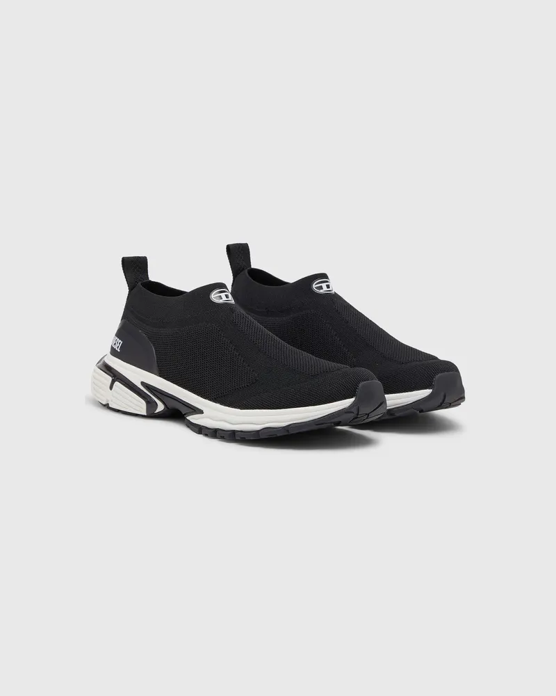 Diesel Pro-V-Dense-Slip-on-Strick-Sockenturnschuhe - Sneakers - Herren - Schwarz Schwarz