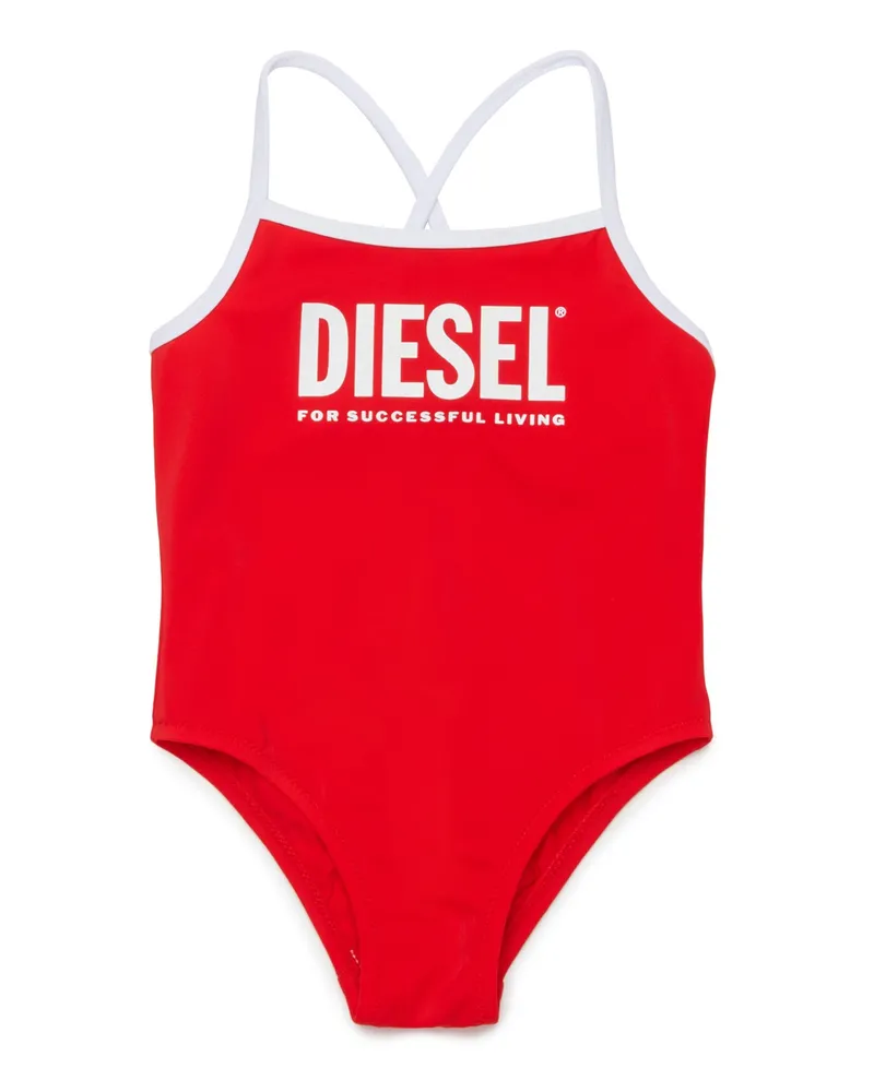 Diesel Badeanzug mit kontrastierenden Abschlüssen - Beachwear - Damen - Rot Rot