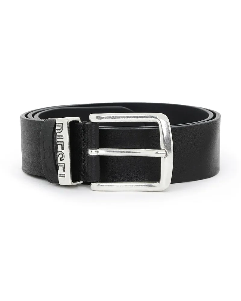 Diesel 3.9cm Gürtel mit Kontrastschlaufen - Gürtel - Herren - Schwarz Schwarz