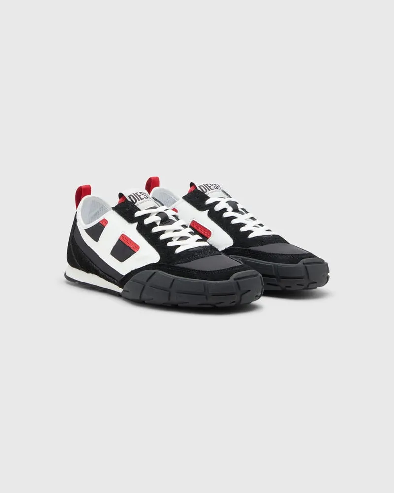 Diesel S-Pagodha-Sneakers aus Leder, Wildleder und Ripstop - Sneakers - Herren - Bunt Bunt