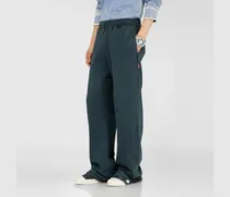 Verwaschene Sweatpants mit Kristalldetails - Hosen - Herren - Grün