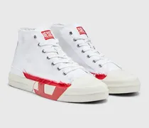 S-D-Verse-High Top-Sneakers aus Canvas mit Schmutz-Effekt - Sneakers - Herren - Bunt