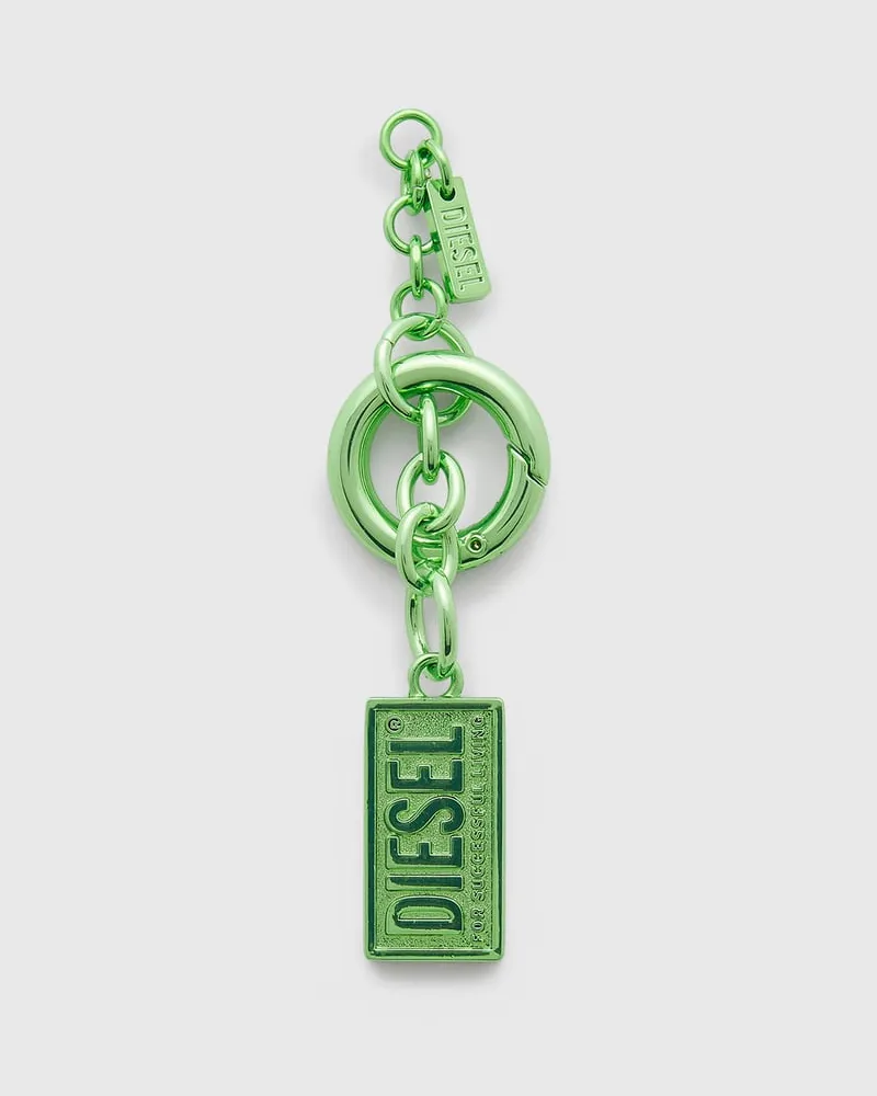 Diesel Metallschlüsselanhänger mit logo Biscotto Charm - Charms und Schlüsselanhänger - Damen - Grün Grün
