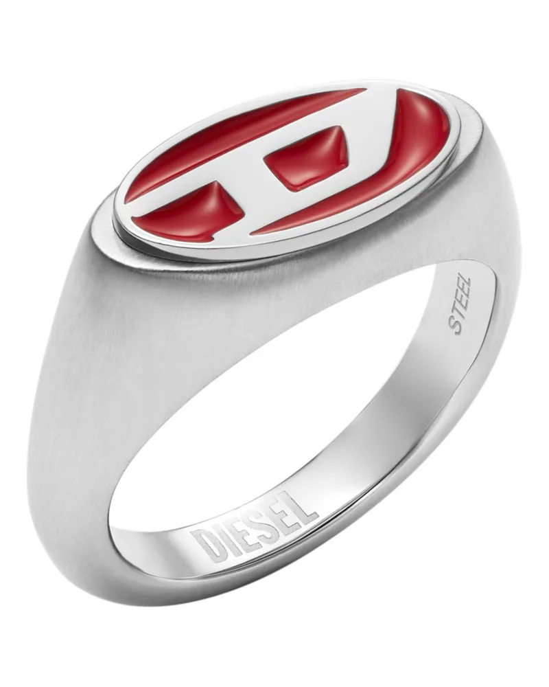 Diesel Siegelring aus Edelstahl - Ringe - Unisex - Silber Silber